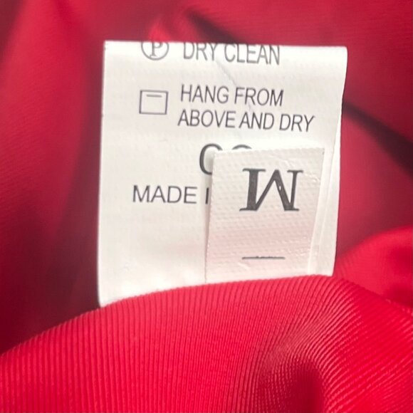 One Piece Swimsuit Crisscross Straps Open Back Red Size Medium - Picture 8 of 8